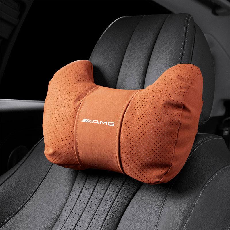 AMG Autositz Rückenlehne Kopfstütze Nacken Halswirbelsäule Lendenwirbelsäule Unterstützung für Mercedes Benz A B C E G CLA W211 W203 W204 W210 W124 C260 C30