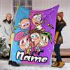 Personalized Custom Name Blanket - Dexter's Laboratory Print Design,Blanket for Sofa,Bed,Travel,Camping - Soft and Warm, Great Gift