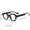 Fashion Retro Polygonal Anti Blue Light Reading Glasses Men Women Eyeglass Full Frame Far Sighted Glasses