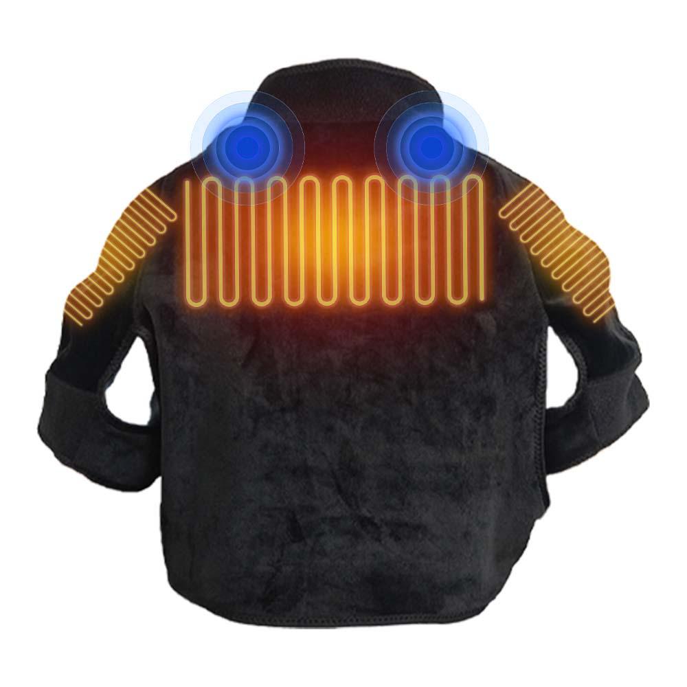 5V Electric Heating and Vibration Massage Shoulder and Neck Therapy Pad