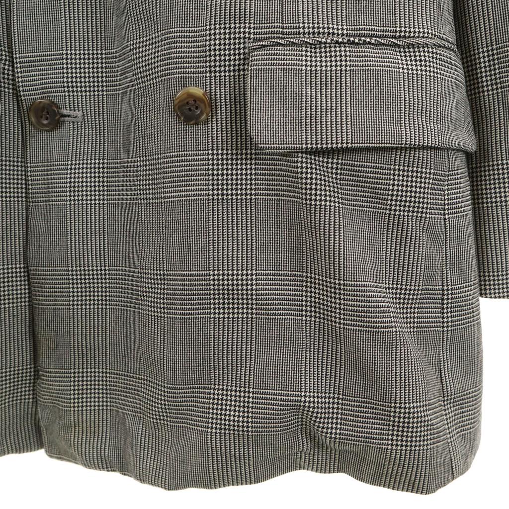 CHAPS RALPH LAUREN 80er 90er Seibu Maßanfertigung Old Glen check doppelreihige Jacke Herren Gebraucht
