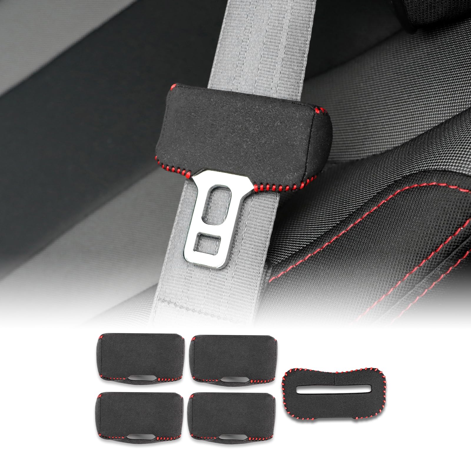 KUNGKIC Накладка на пряжку ремня безопасности для Subaru WRX S4 STI 2022 2023 2024 2025 Защитная