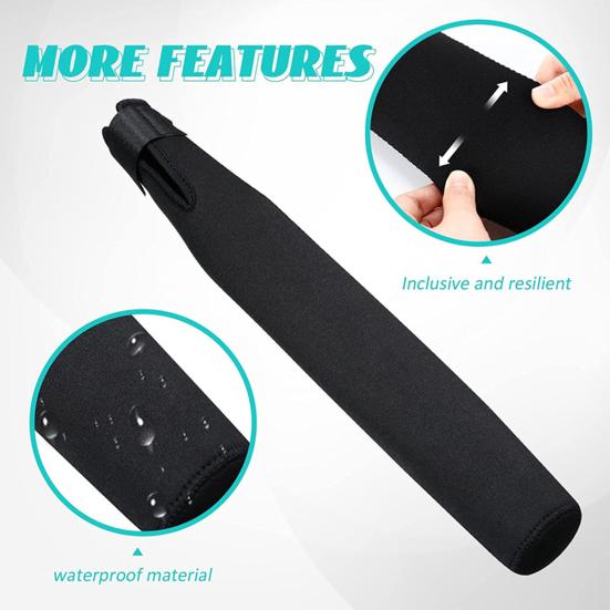 Baseball Bat Cover Wear-resistant Extra Soft Waterproof Fastener Tape Design with Clip Neoprene Baseball Bat Protector Cover Softball