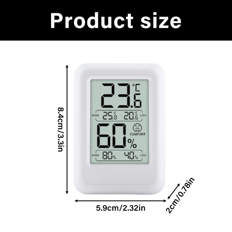 High Precisions Indoor Thermometers Hygrometer Fast Responses Double Display Humidity Temperature Monitor Easy Read