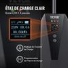 VEVOR Portable EV Charger Type 2, 16A 3.7 kW, Electric Vehicle Car Charger with 8.6 M Charging Cable CEE 7/7 Plug LCD Screen