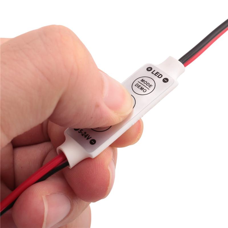 ABBY-10X LED Dimmer 12A 12V-24V For LED Strips Monochrome Controller