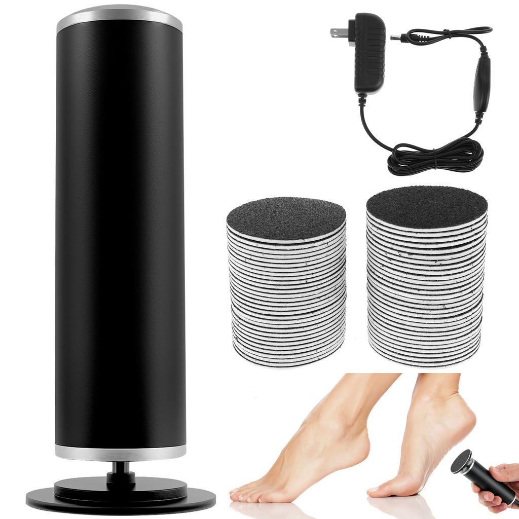 Electric Foot File Adjustable Speed Callus Remover for Feet with 60 Sandpapers Effective Dead Skin and Calluses Foot Care Tool