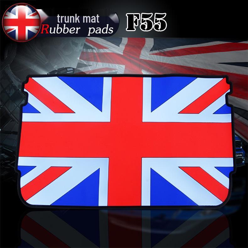 Union Jack Rubber Trunk Mat for BMW MINI COOPER F55