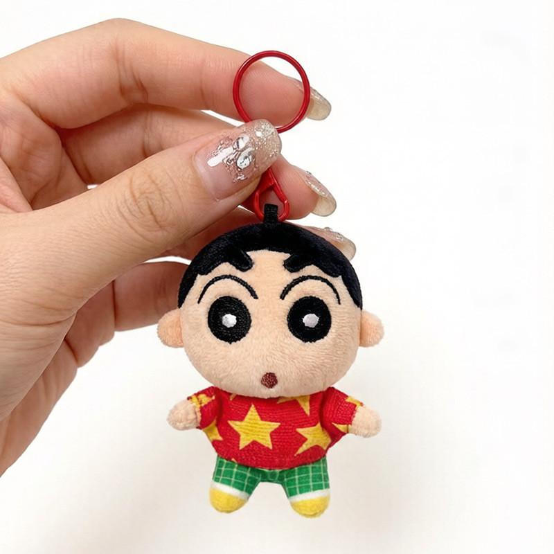 Crayon Shinchan Plush Keychain With Polyester Filling For Kids And Teens