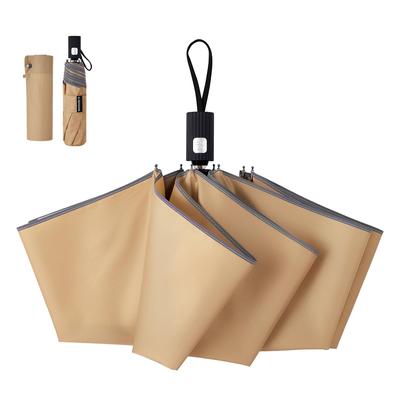 Konciwa Regenschirm, faltbar, 260 g, automatisch, 8-fach faltbar, automatisch, faltbar, wasserfest, starker Wind, leicht zu tragen, leicht, Öffnen/Schließen, Rippen,