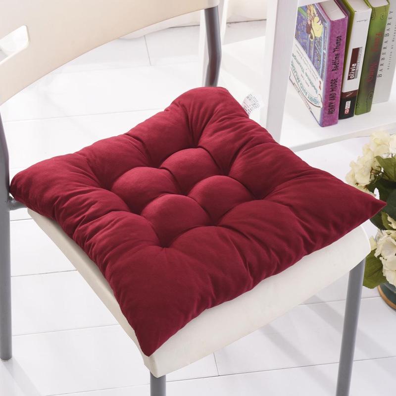 Studentstolskudde med remmar - Tjock kontors- och tatami futon-dyna för vintern