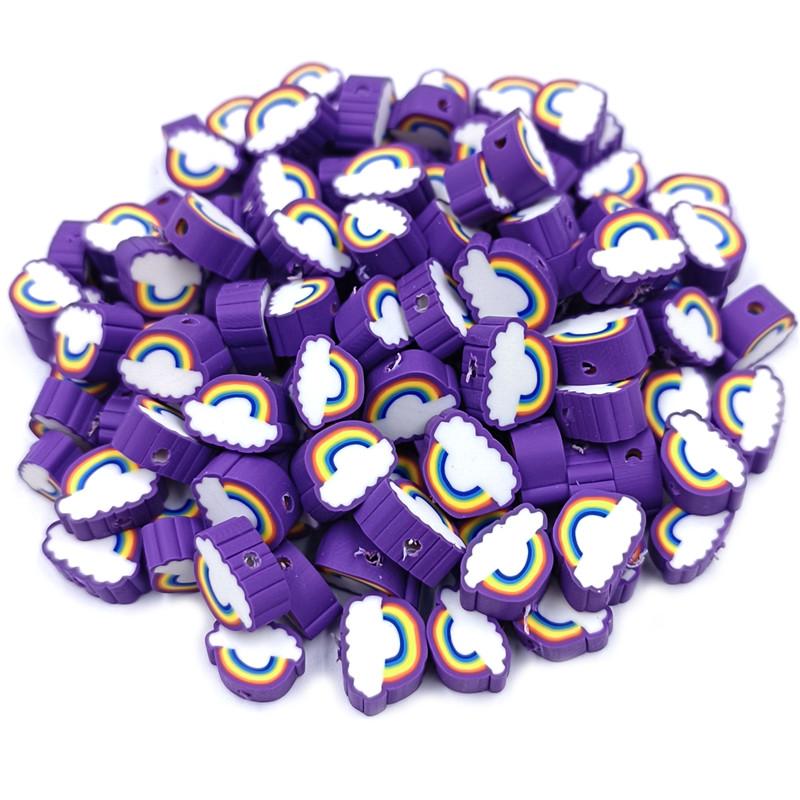 

20 шт 8*10 мм мягкие глиняные бусины россыпью кулон ожерелье браслет своими руками для изготовления ювелирных изделий