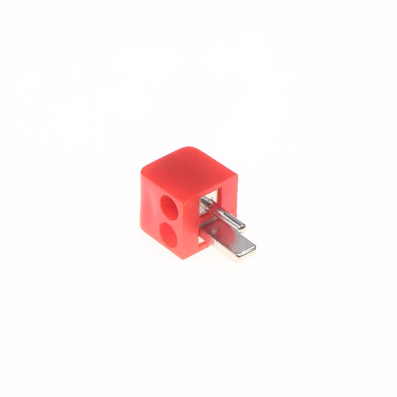 2/6 Stück Schraubklemmenblock-Steckverbinder 2-polig Din Hi-Fi-Lautsprecher-Stecker Steckverbinder Rot Schwarz Elektrogeräte-Stecker Steckverbinder