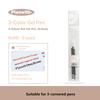Planwith 3-in-1 Multi Gel Pen,Ins Pastel Color 0.5mm Effortless Writing For Color-Coded Notes,Journaling,Highlighting,Studying