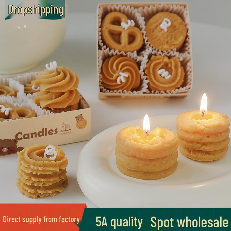 Handmade Cookie Scented Candles: Holiday & New Year Gifts