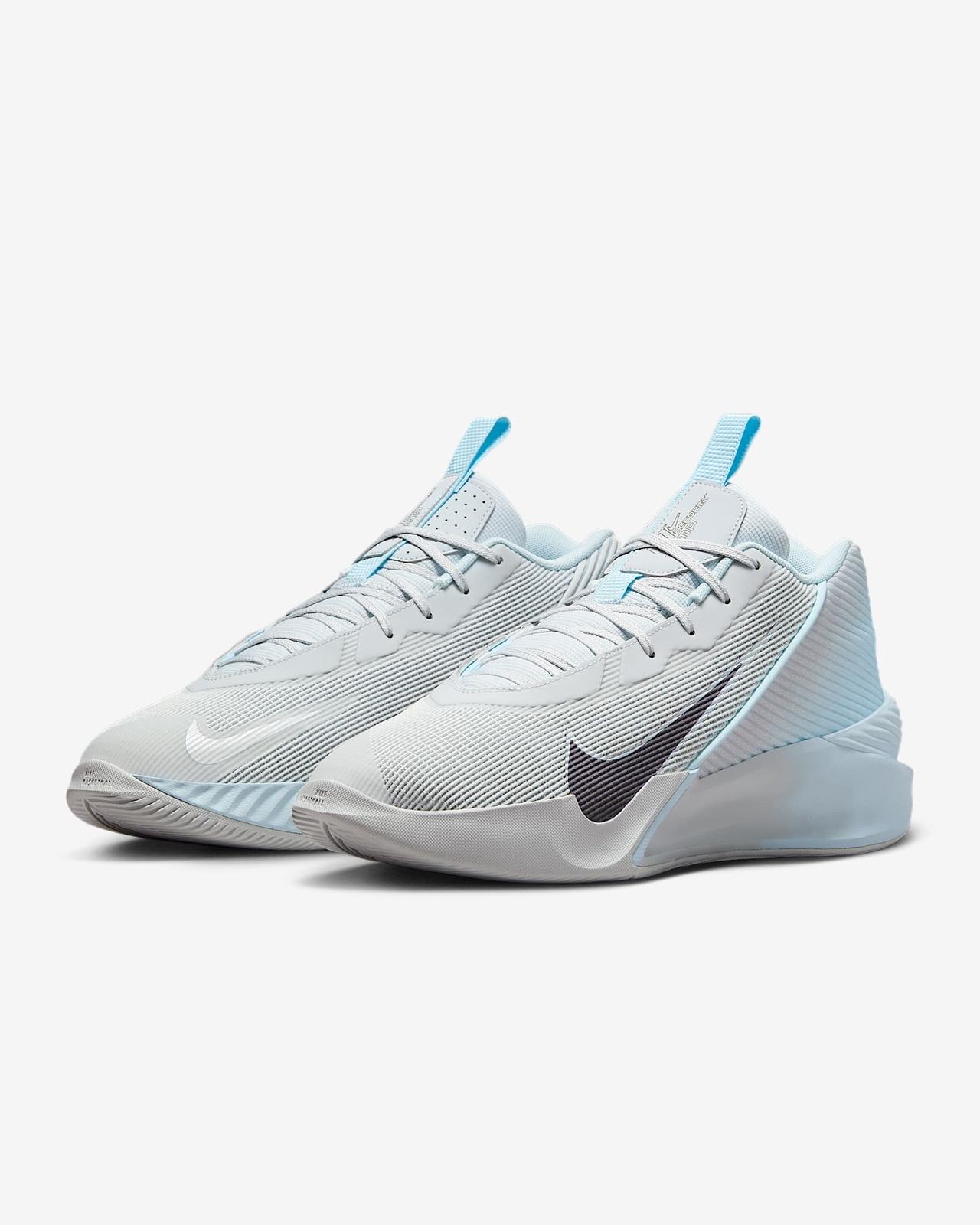 HF1804-002 Nike GT Jump Academy Pure Platinum Glacier Blue Light Lemon (Men s) 10