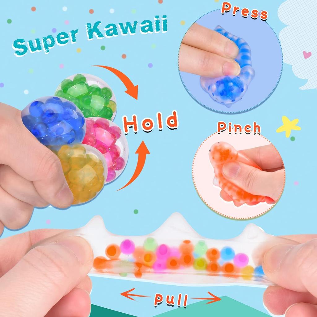 Mini Fidget Tier Quetschies Kleine Quetschies Preise Mitgebsel Stressbälle Großhandel Sensorische Knetbälle Klassenzimmerpreise