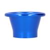 2.6in Cold Air Intake Turbo Horn Velocity Stack Adapter CNC Aluminum Car Modification Part Blue