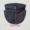 Winter Ultralight Down Hooded Hats For Women Men Warm Ring Scarf Balaclava Hat Neck Zippper Drawstring Coat Scarf Short Tank Top