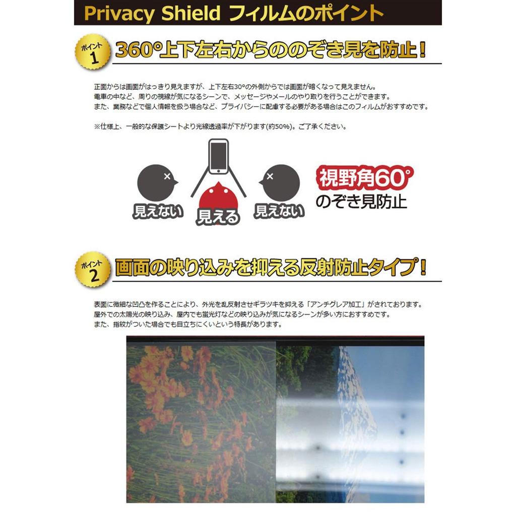 PDA Kobo Privacy Shield Screen Protector for Teclast T40 Pro T40 Pro Privacy Made In Japan / 2023, Protection, Anti-Peeping, Anti-Reflection,