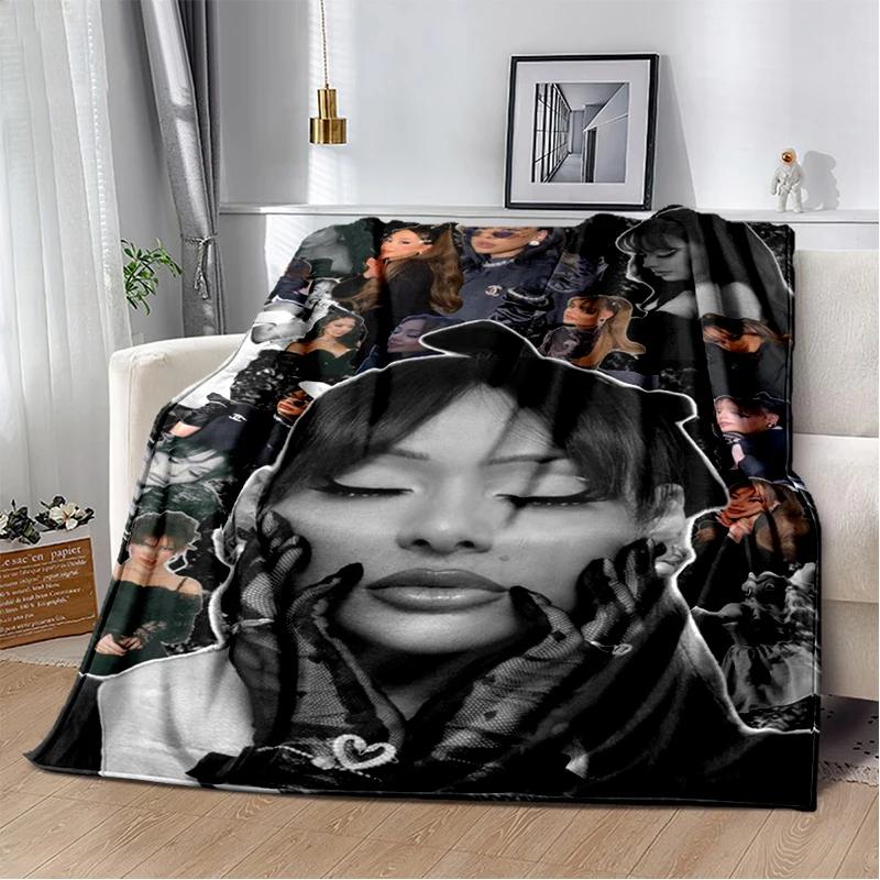 Couverture Douce en Flanelle 3D Ayliva Lieb Pop Singer pour Lit Chambre Canapé Pique-nique, Couverture Jetée pour Couvrir Extérieur Loisirs Cadeau Enfants