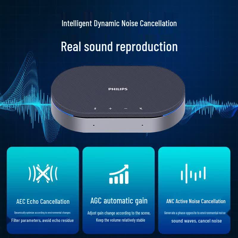 Philips Video Conference Omnidirectional Microphone Speaker (CN Version)