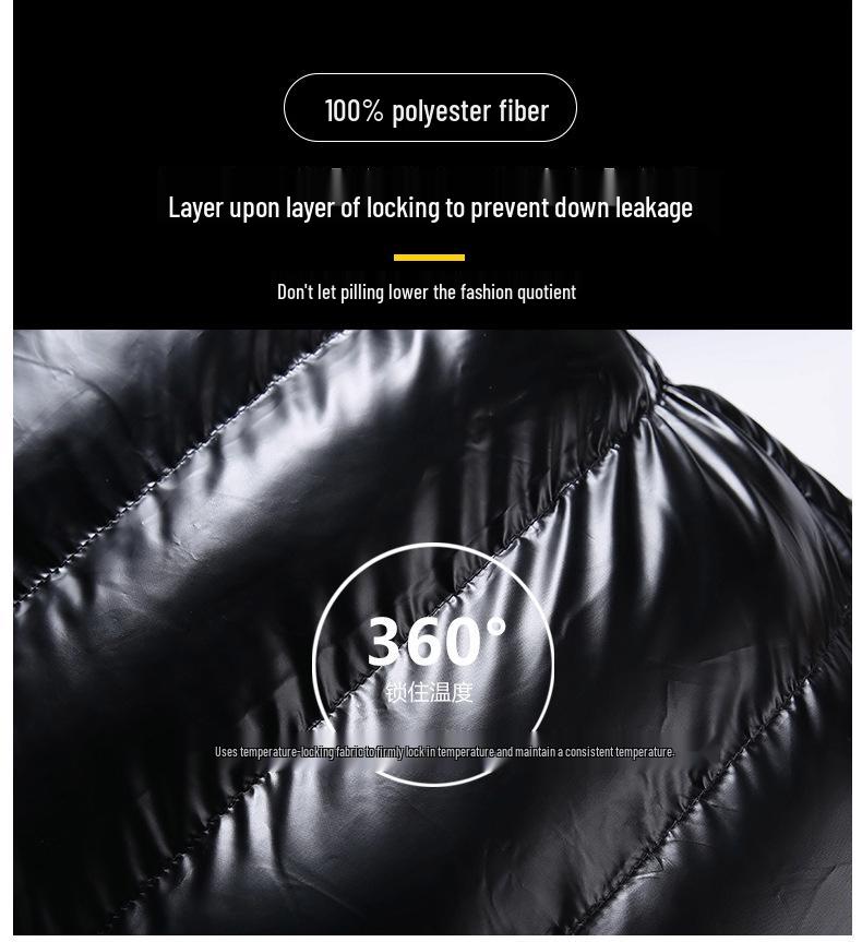 Men's Grey Hooded Cotton Zipper Cardigan - Thickened Winter No-Iron Casual Jacket