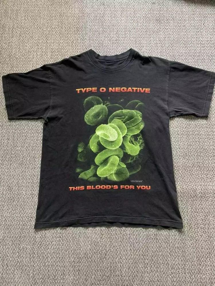 Тип O Negative 1999 Команда Prozac Перепечатка Черная Унисекс Футболка S5XL Мужская Женская Унисекс Футболка S