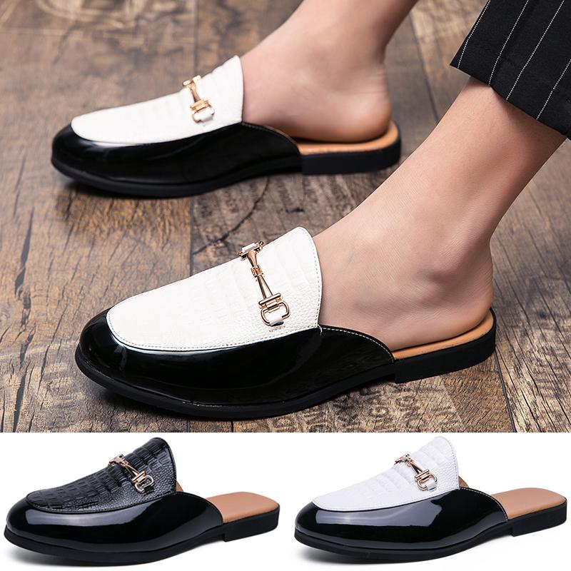 Men's Casual PU Leather Slip On Shoe
