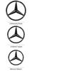 3D Car Front Hood Emblem Bonnet Sticker Rear Trunk Badge Decal For Mercedes Benz AMG E S C A B Class GLE GLS CLA CLE GLC CLS GLA BJ1
