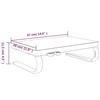 51725 vidaXL Monitor Stand Black 37x28x11.5 Cm