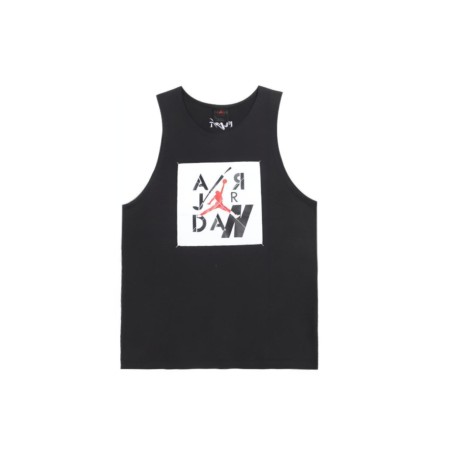 Air Jordan Sports Training Basketball Vest Black Men s CI0276-010 S