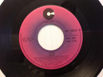 7inch Record SLAVE - Slide COT44218 Cotillion 1977 Canada Soul/Funk Used