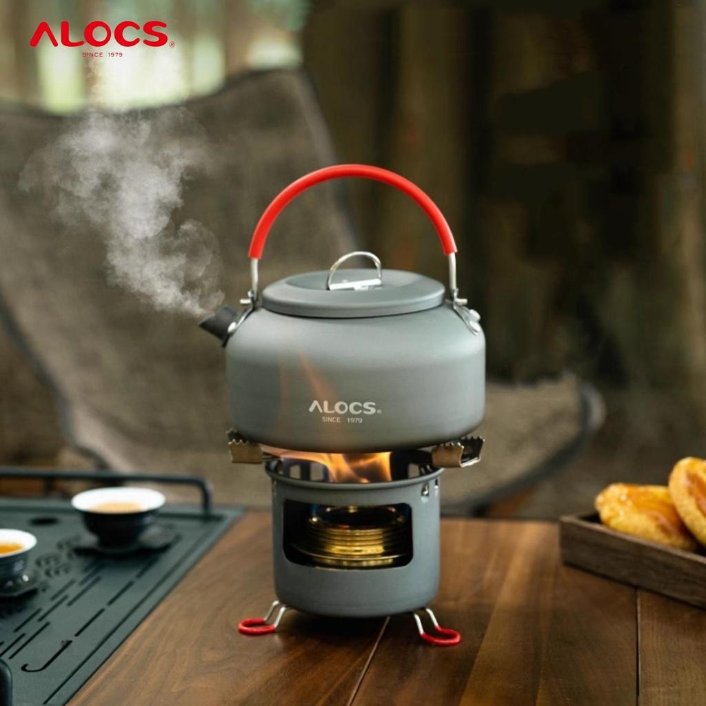 ALOCS Aluminiowa butelka na wodę na kemping, wędrówki, backpacking, podróże