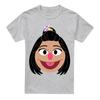 Sesame Street Unisex Adult Ji-Young Face Heather T-Shirt