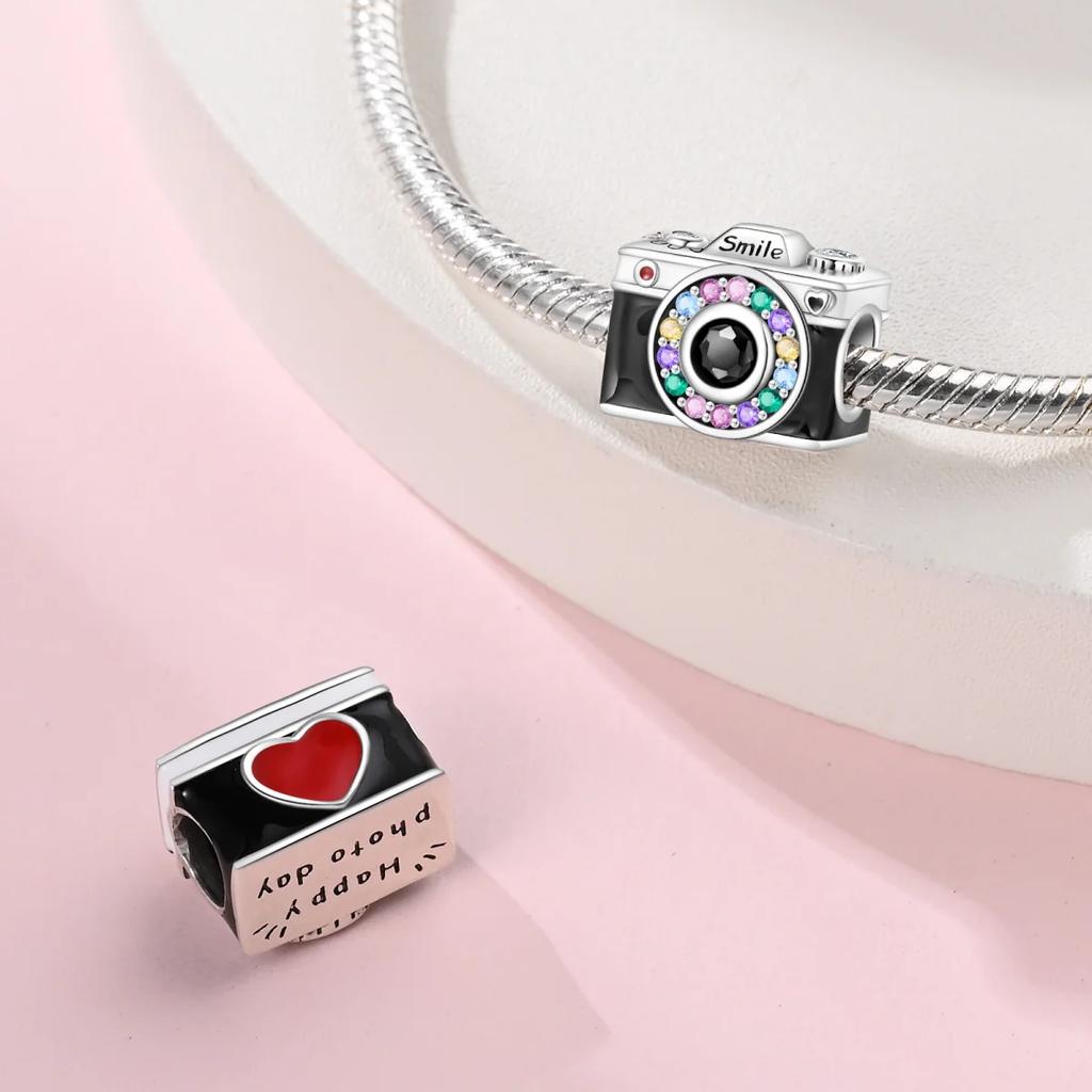 Charm Bead Components Copper Metal Clock Suitcase Car Sewing Machine Pendant Bead Components Bead Components Compatible With Women Authentic Original