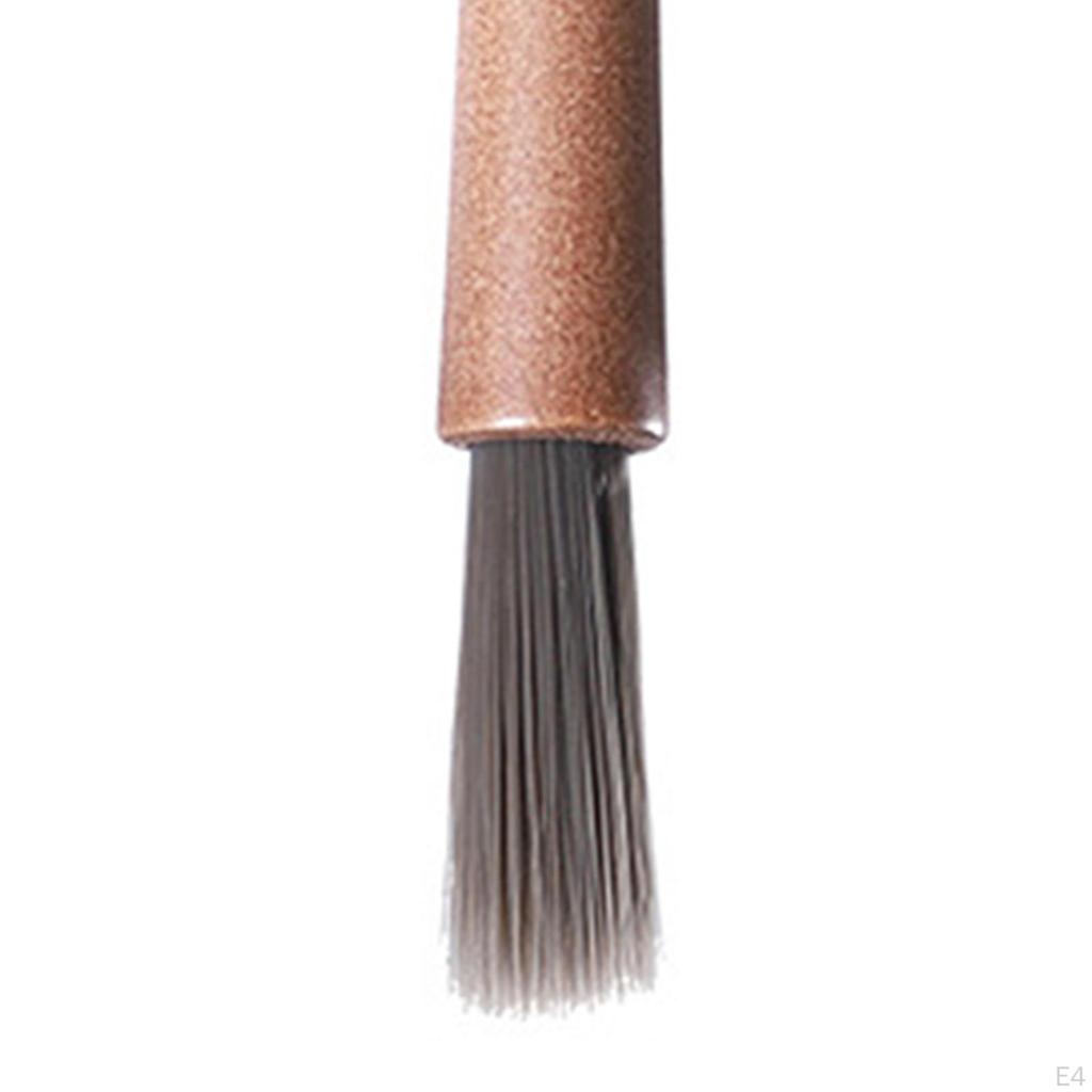 Brush Tool for Cleaning Espresso Machines with a Wooden Grip