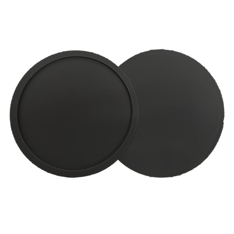 6pcs/set 10cm Silicone Coasters Round Heat Resistant Tea Cup Mat Drink Coffee Mug Pad Decor Table Mat Kitchen Accessories