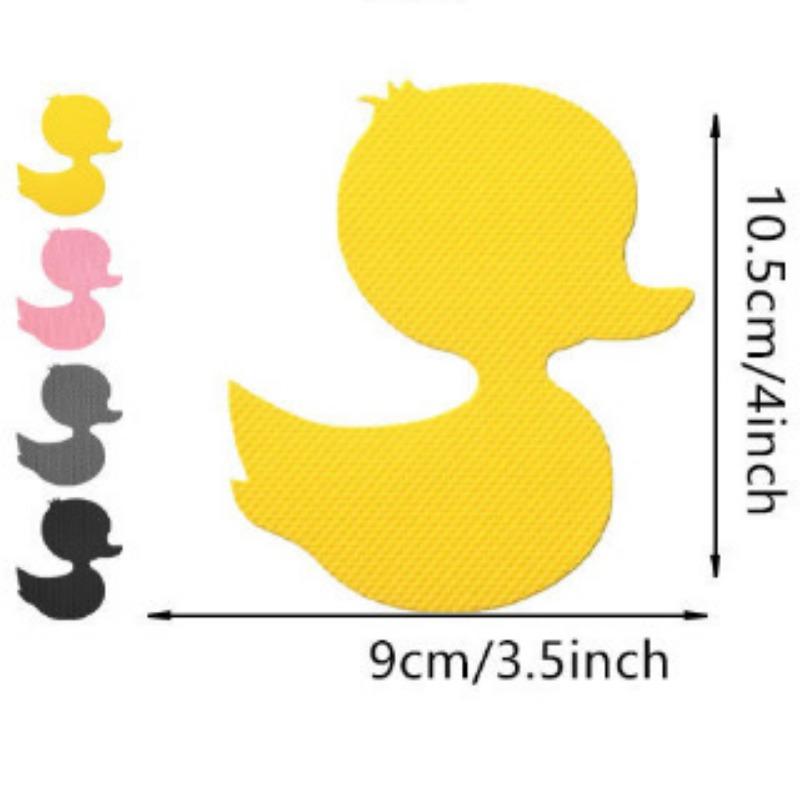 

12 шт. Наклейки на ступени для душа с противоскользящим покрытием в виде уток, Нескользящая лента для ванны для детского пола, Лестниц, Ступеней, Ванной комнаты Duck жёлтый