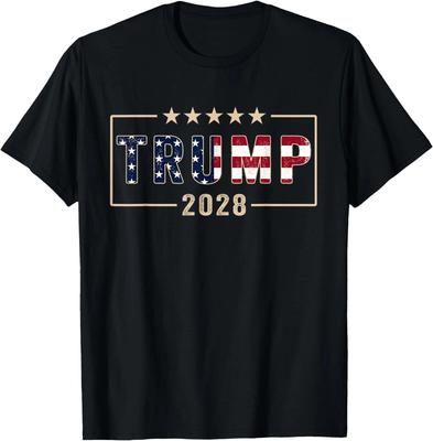 Trump 2028 Shirt Wähle Donald Trump Flagge 2028 T-Shirt, Unisex Tee