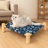 Breathable Elevated Cat Bed Wooden Cat Mat Creativity Cat/Dog Hammock  Four Seasons  Pets Furniture
