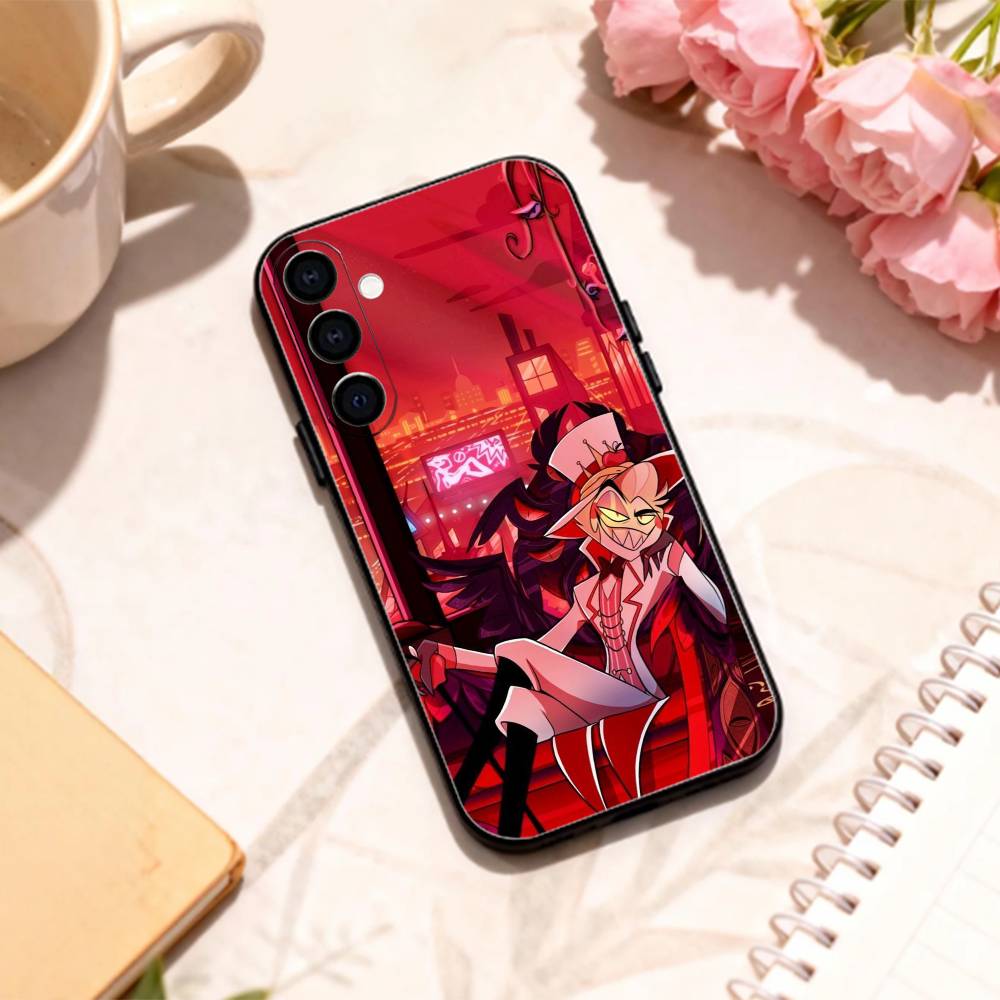 COOL H-HazbinS H-Hotels A-AlastorS   phone Case For Samsung Galaxy A73,A72,A71,A70,A53,A52,A51,Others Soft Black Shell