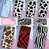 Cow Zebra Pattern Case For Huawei P30 Lite P20 P40 P50 Pro P Smart 2021 Nova 5T Honor 70 50 X7 X8 X9 Cover