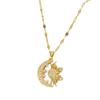 High-end Light Luxury Jewelry Female Planet Necklace Necklace Versatile High-end Clavicle Chain