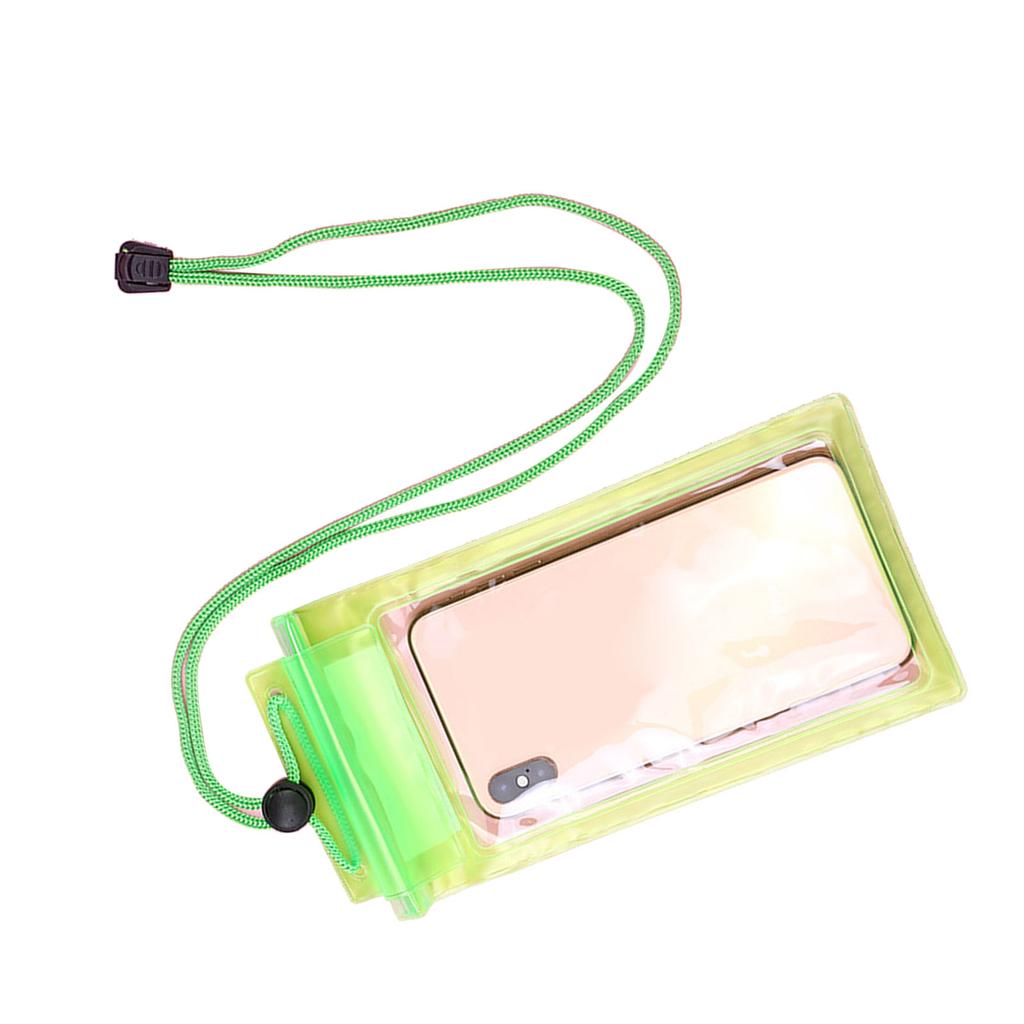 Handy Wasserdichte Hülle PVC Transparent Drei Schichten Versiegelt Handy Trockentasche für Rafting Strand Schwimmen