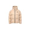 Down Jackets Men's Khaki Hooded Moderate (Unisex) Down Jackets 678334 84