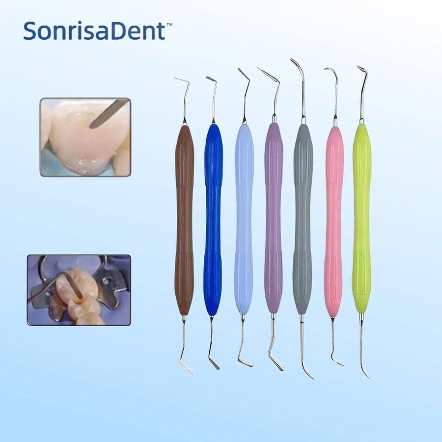 Dental Resin Spatulas Composite Instruments for Silicone Resins Filling Dentist Aesthetic Restoration Dental Tools