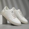 Fashion Genuine Leather Casual Shoes For Men High Quality Comfy Sneakers Fashion Luxury Brand Lace-up Outdoor Breathable Walking Shoes