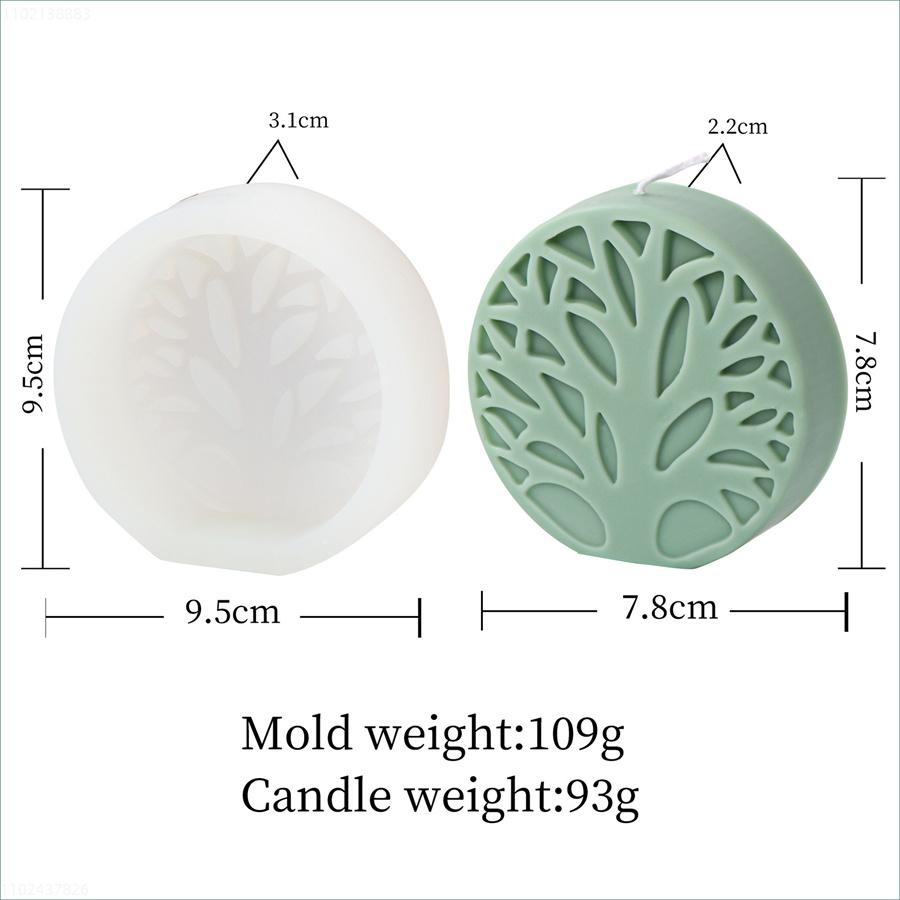 

Life Tree Design Silicone Soap Mold DIY Rectangle Lavender Flower Bouquet Handcrafted Soap Aroma Gypsum Resin Craft Mould