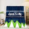 Seahawks Team Spirit Portable Blanket/Soft Blanket Bedding Blanket Suitable for Travel Camping Living Rooms Offices Sofas Fan Gifts